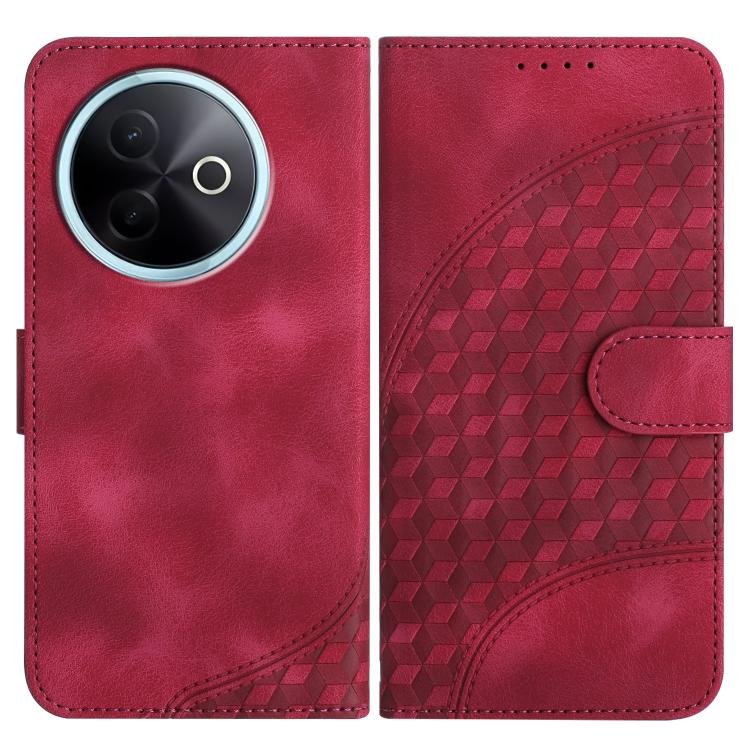 Elephant Head Embossed Phone Leather Case with Lanyard, For vivo Y400 Pro 5G, For vivo X200s, For vivo iQOO Z10 / T4 / Y300 Pro, For vivo X200 Ultra, For vivo V50 Lite 4G / 5G, For vivo Y39 5G, For vivo Y29s 5G / Y04 4G Global, For vivo Y29 4G         ...