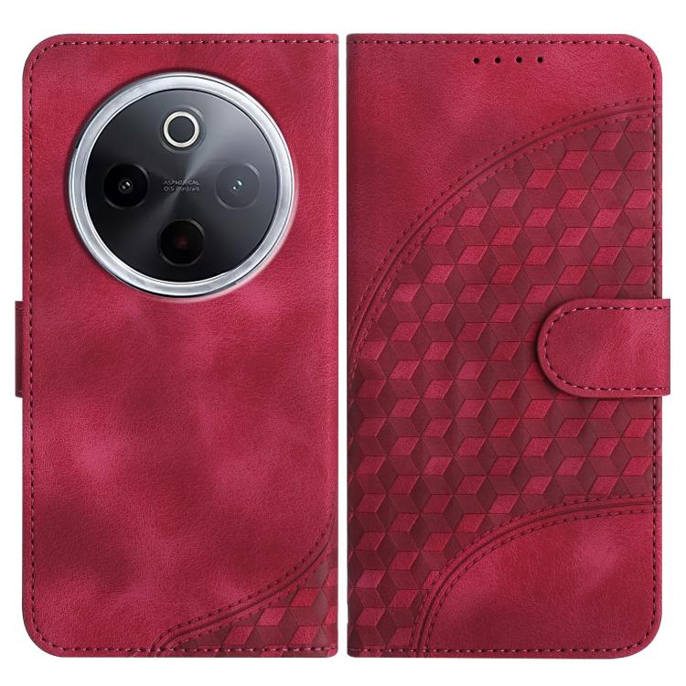 Elephant Head Embossed Phone Leather Case with Lanyard, For vivo Y400 Pro 5G, For vivo X200s, For vivo iQOO Z10 / T4 / Y300 Pro, For vivo X200 Ultra, For vivo V50 Lite 4G / 5G, For vivo Y39 5G, For vivo Y29s 5G / Y04 4G Global, For vivo Y29 4G         ...