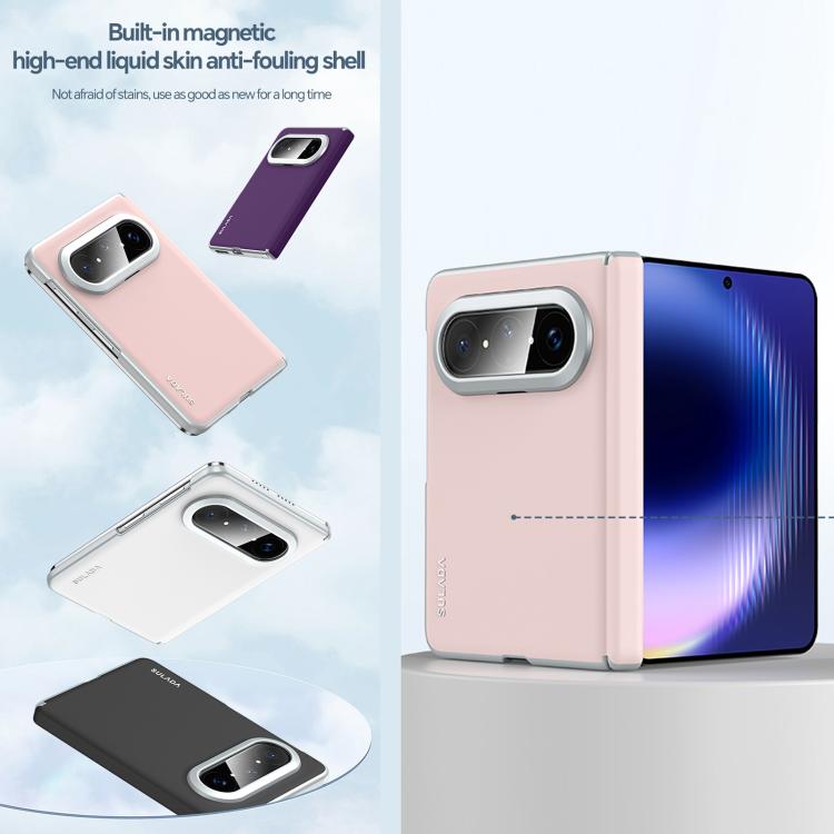SULADA Skin Feel Liquid Leather Shockproof Phone Case, For Huawei Pura X Max, For Huawei Mate X7, For Huawei Mate X6