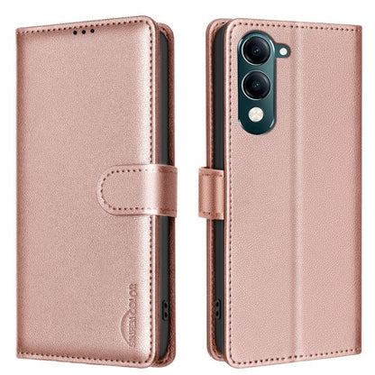 Litchi Texture RFID Anti-theft Leather Phone Case, For vivo Y21 5G 2026 / Y05 4G, For vivo Y31 5G 2025, For vivo Y400 5G Global, For vivo Y39 5G, For vivo Y29S 5G Global, For vivo Y29 4G