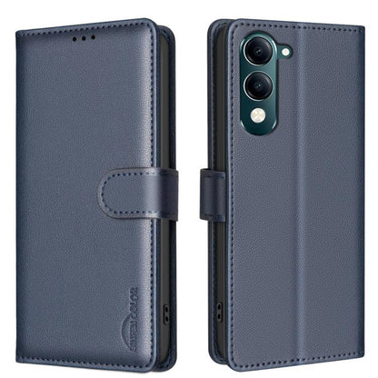 Litchi Texture RFID Anti-theft Leather Phone Case, For vivo Y21 5G 2026 / Y05 4G, For vivo Y31 5G 2025, For vivo Y400 5G Global, For vivo Y39 5G, For vivo Y29S 5G Global, For vivo Y29 4G