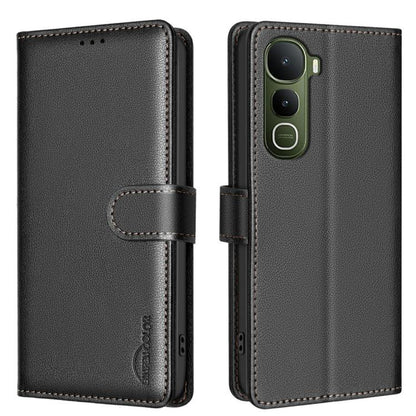 Litchi Texture RFID Anti-theft Leather Phone Case, For vivo Y21 5G 2026 / Y05 4G, For vivo Y31 5G 2025, For vivo Y400 5G Global, For vivo Y39 5G, For vivo Y29S 5G Global, For vivo Y29 4G