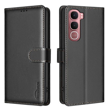 Litchi Texture RFID Anti-theft Leather Phone Case, For vivo Y21 5G 2026 / Y05 4G, For vivo Y31 5G 2025, For vivo Y400 5G Global, For vivo Y39 5G, For vivo Y29S 5G Global, For vivo Y29 4G