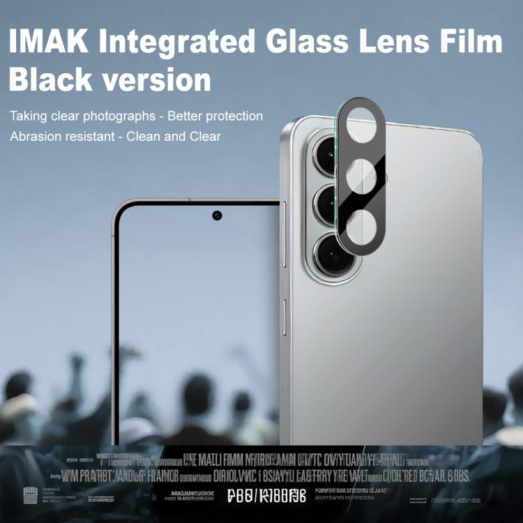 imak High Definition Integrated Glass Lens Film Black Version, For Samsung Galaxy S26+ 5G, For Samsung Galaxy S26 Edge 5G, For Samsung Galaxy S26 5G, For Samsung Galaxy S25 FE 5G, For Samsung Galaxy S25 Edge 5G