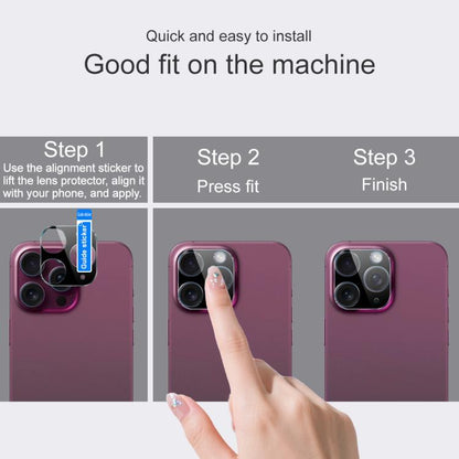 imak High Definition Integrated Glass Lens Film Black Version, For Samsung Galaxy S26+ 5G, For Samsung Galaxy S26 Edge 5G, For Samsung Galaxy S26 5G, For Samsung Galaxy S25 FE 5G, For Samsung Galaxy S25 Edge 5G