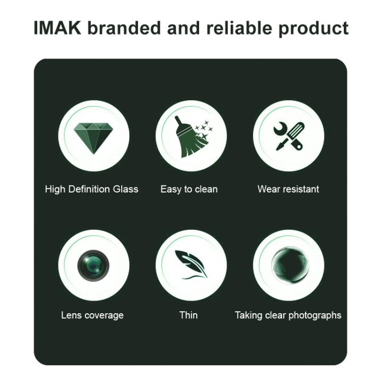 imak High Definition Integrated Glass Lens Film Black Version, For Samsung Galaxy S26+ 5G, For Samsung Galaxy S26 Edge 5G, For Samsung Galaxy S26 5G, For Samsung Galaxy S25 FE 5G, For Samsung Galaxy S25 Edge 5G