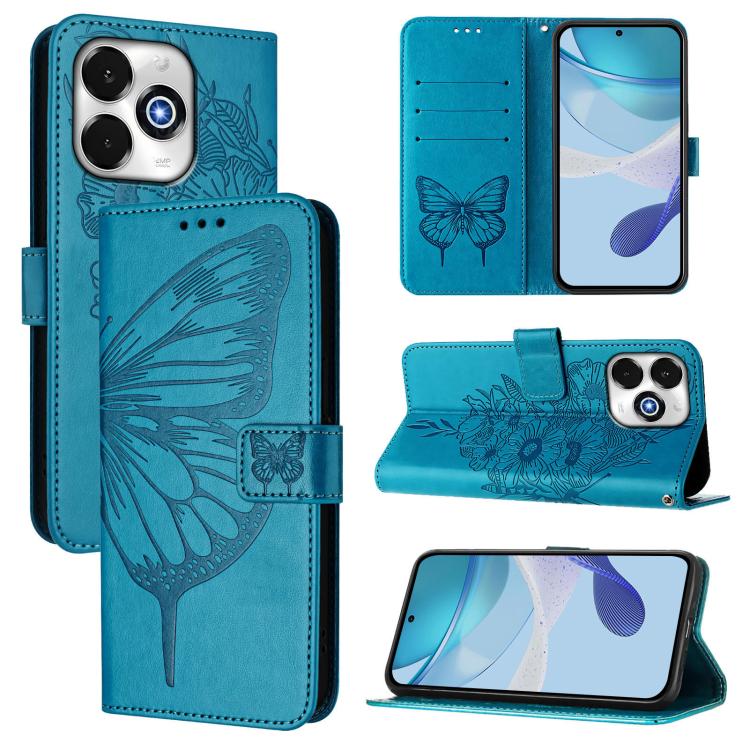 Embossed Butterfly Leather Phone Case, For Umidigi G100X 4G / 5G, For Umidigi G100 Pro, For Umidigi Note 100