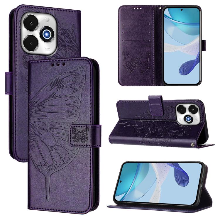 Embossed Butterfly Leather Phone Case, For Umidigi G100X 4G / 5G, For Umidigi G100 Pro, For Umidigi Note 100