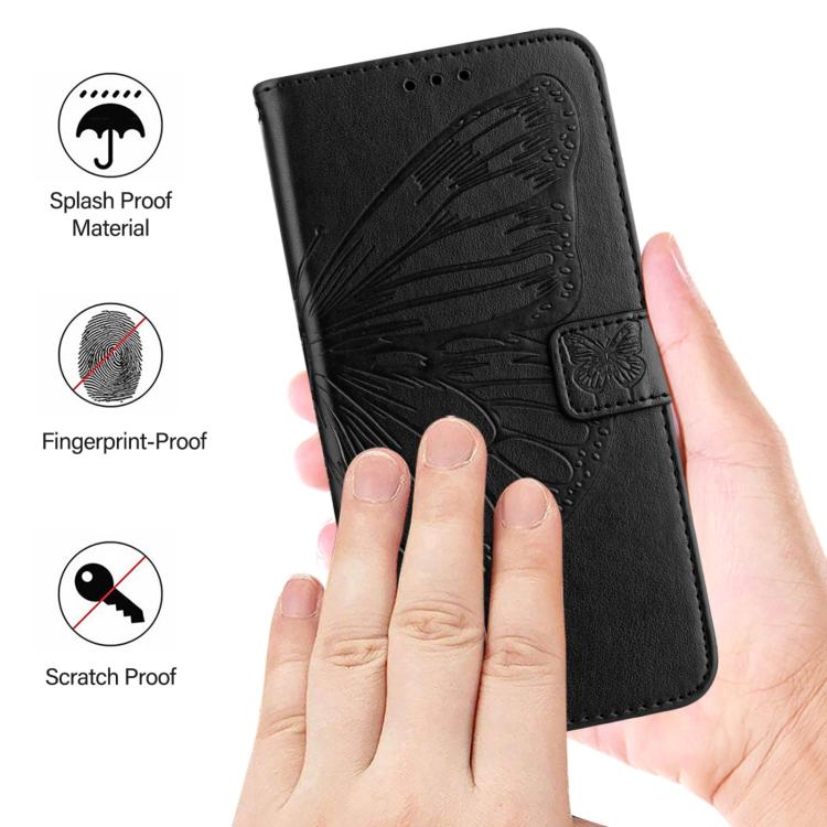 Embossed Butterfly Leather Phone Case, For vivo V50 Global