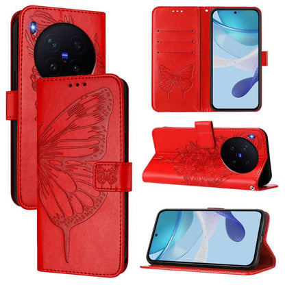 Embossed Butterfly Leather Phone Case, For vivo iQOO Neo11 Ultra 5G, For vivo iQOO Z11S 5G / V80 Lite 5G, For vivo X500 Pro 5G, For vivo X500 Pro Max 5G, For vivo X300 FE 5G Russia / 5G Zeiss, For vivo X300s 5G, For vivo V70 FE 5G                      ...