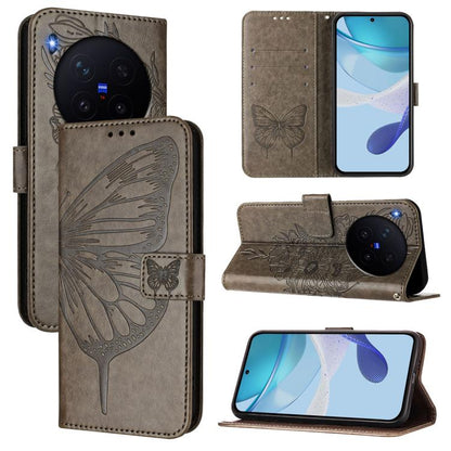 Embossed Butterfly Leather Phone Case, For vivo iQOO Neo11 Ultra 5G, For vivo iQOO Z11S 5G / V80 Lite 5G, For vivo X500 Pro 5G, For vivo X500 Pro Max 5G, For vivo X300 FE 5G Russia / 5G Zeiss, For vivo X300s 5G, For vivo V70 FE 5G                      ...