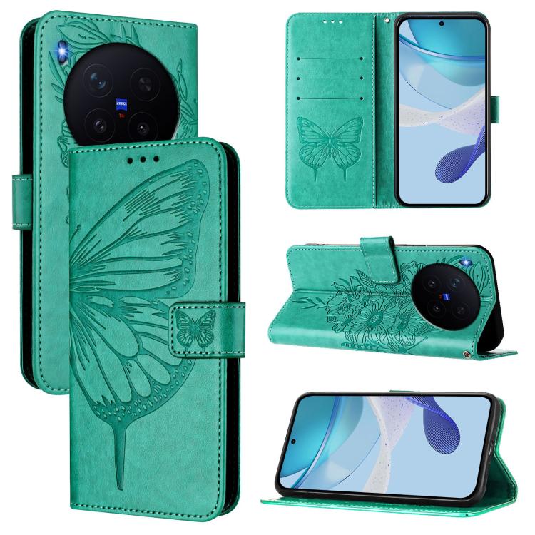 Embossed Butterfly Leather Phone Case, For vivo iQOO Neo11 Ultra 5G, For vivo iQOO Z11S 5G / V80 Lite 5G, For vivo X500 Pro 5G, For vivo X500 Pro Max 5G, For vivo X300 FE 5G Russia / 5G Zeiss, For vivo X300s 5G, For vivo V70 FE 5G                      ...