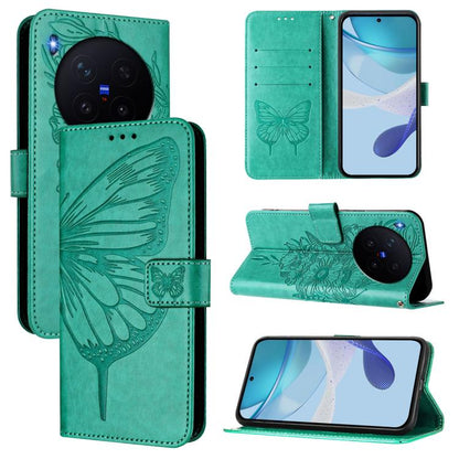 Embossed Butterfly Leather Phone Case, For vivo iQOO Neo11 Ultra 5G, For vivo iQOO Z11S 5G / V80 Lite 5G, For vivo X500 Pro 5G, For vivo X500 Pro Max 5G, For vivo X300 FE 5G Russia / 5G Zeiss, For vivo X300s 5G, For vivo V70 FE 5G                      ...