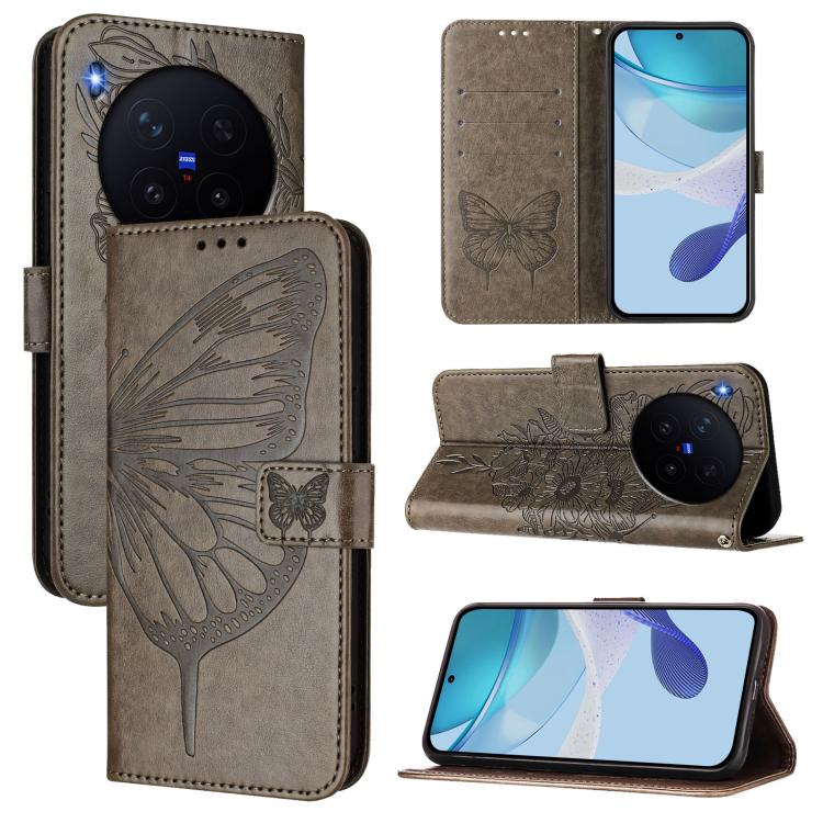 Embossed Butterfly Leather Phone Case, For vivo iQOO Neo11 Ultra 5G, For vivo iQOO Z11S 5G / V80 Lite 5G, For vivo X500 Pro 5G, For vivo X500 Pro Max 5G, For vivo X300 FE 5G Russia / 5G Zeiss, For vivo X300s 5G, For vivo V70 FE 5G                      ...