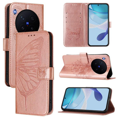 Embossed Butterfly Leather Phone Case, For vivo iQOO Neo11 Ultra 5G, For vivo iQOO Z11S 5G / V80 Lite 5G, For vivo X500 Pro 5G, For vivo X500 Pro Max 5G, For vivo X300 FE 5G Russia / 5G Zeiss, For vivo X300s 5G, For vivo V70 FE 5G                      ...