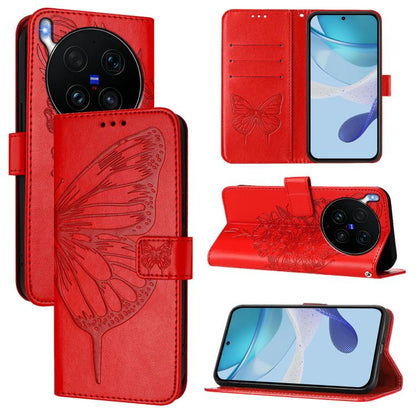 Embossed Butterfly Leather Phone Case, For vivo iQOO Neo11 Ultra 5G, For vivo iQOO Z11S 5G / V80 Lite 5G, For vivo X500 Pro 5G, For vivo X500 Pro Max 5G, For vivo X300 FE 5G Russia / 5G Zeiss, For vivo X300s 5G, For vivo V70 FE 5G                      ...