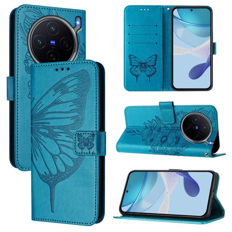 Embossed Butterfly Leather Phone Case, For vivo iQOO Neo11 Ultra 5G, For vivo iQOO Z11S 5G / V80 Lite 5G, For vivo X500 Pro 5G, For vivo X500 Pro Max 5G, For vivo X300 FE 5G Russia / 5G Zeiss, For vivo X300s 5G, For vivo V70 FE 5G                      ...