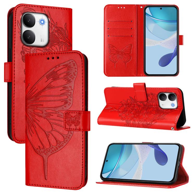 Embossed Butterfly Leather Phone Case, For vivo iQOO Neo11 Ultra 5G, For vivo iQOO Z11S 5G / V80 Lite 5G, For vivo X500 Pro 5G, For vivo X500 Pro Max 5G, For vivo X300 FE 5G Russia / 5G Zeiss, For vivo X300s 5G, For vivo V70 FE 5G                      ...