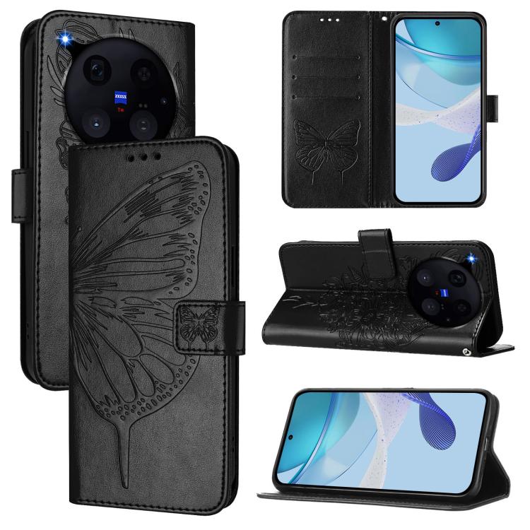 Embossed Butterfly Leather Phone Case, For vivo iQOO Neo11 Ultra 5G, For vivo iQOO Z11S 5G / V80 Lite 5G, For vivo X500 Pro 5G, For vivo X500 Pro Max 5G, For vivo X300 FE 5G Russia / 5G Zeiss, For vivo X300s 5G, For vivo V70 FE 5G                      ...