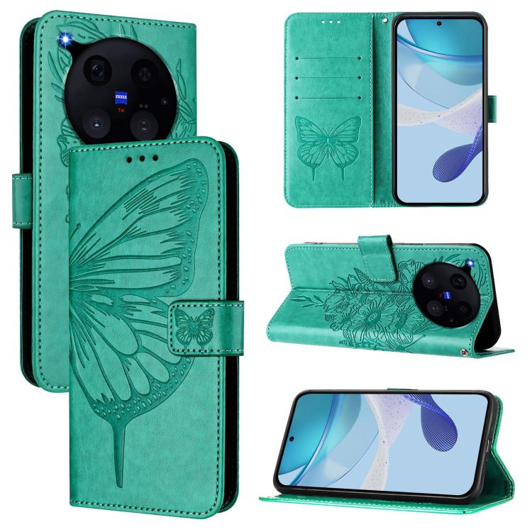 Embossed Butterfly Leather Phone Case, For vivo iQOO Neo11 Ultra 5G, For vivo iQOO Z11S 5G / V80 Lite 5G, For vivo X500 Pro 5G, For vivo X500 Pro Max 5G, For vivo X300 FE 5G Russia / 5G Zeiss, For vivo X300s 5G, For vivo V70 FE 5G                      ...