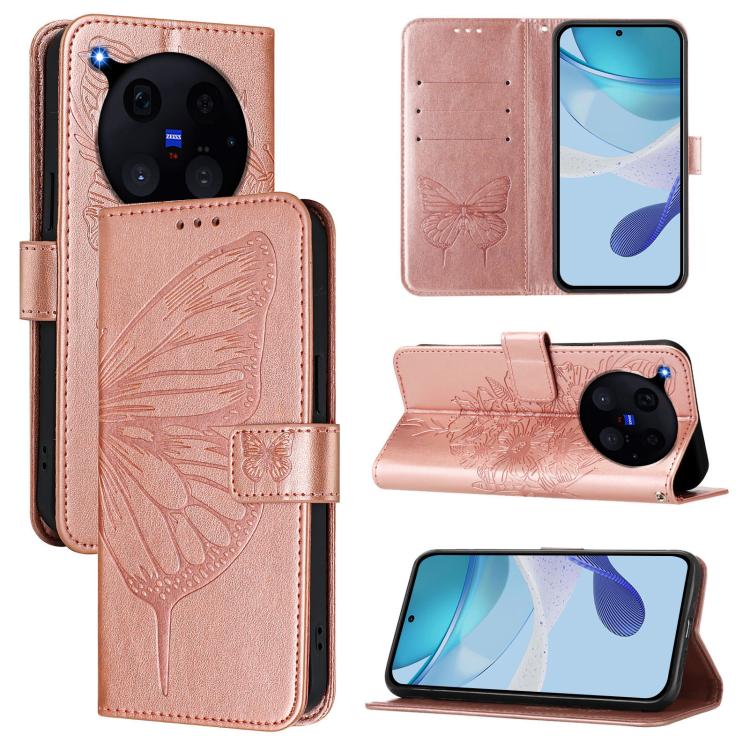 Embossed Butterfly Leather Phone Case, For vivo iQOO Neo11 Ultra 5G, For vivo iQOO Z11S 5G / V80 Lite 5G, For vivo X500 Pro 5G, For vivo X500 Pro Max 5G, For vivo X300 FE 5G Russia / 5G Zeiss, For vivo X300s 5G, For vivo V70 FE 5G                      ...