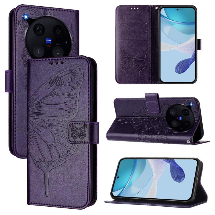 Embossed Butterfly Leather Phone Case, For vivo iQOO Neo11 Ultra 5G, For vivo iQOO Z11S 5G / V80 Lite 5G, For vivo X500 Pro 5G, For vivo X500 Pro Max 5G, For vivo X300 FE 5G Russia / 5G Zeiss, For vivo X300s 5G, For vivo V70 FE 5G                      ...