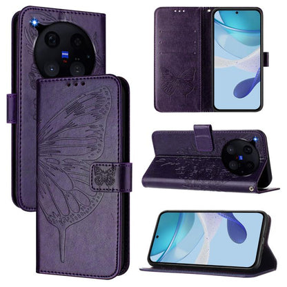 Embossed Butterfly Leather Phone Case, For vivo iQOO Neo11 Ultra 5G, For vivo iQOO Z11S 5G / V80 Lite 5G, For vivo X500 Pro 5G, For vivo X500 Pro Max 5G, For vivo X300 FE 5G Russia / 5G Zeiss, For vivo X300s 5G, For vivo V70 FE 5G                      ...