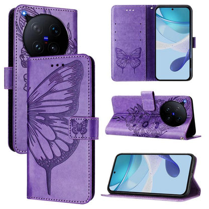 Embossed Butterfly Leather Phone Case, For vivo iQOO Neo11 Ultra 5G, For vivo iQOO Z11S 5G / V80 Lite 5G, For vivo X500 Pro 5G, For vivo X500 Pro Max 5G, For vivo X300 FE 5G Russia / 5G Zeiss, For vivo X300s 5G, For vivo V70 FE 5G                      ...