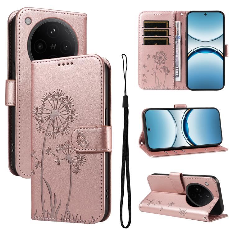 Dandelion Embossed Pattern Flip Leather Phone Case, For OPPO Find X9 Ultra 5G, For OPPO A6X 5G / A6 5G, For OPPO Reno15 Pro 5G Global, For OPPO Reno15 5G Global, For OPPO Find X9, For OPPO A6 Pro 4G / 5G Global, For OPPO Find X9 Pro                    ...