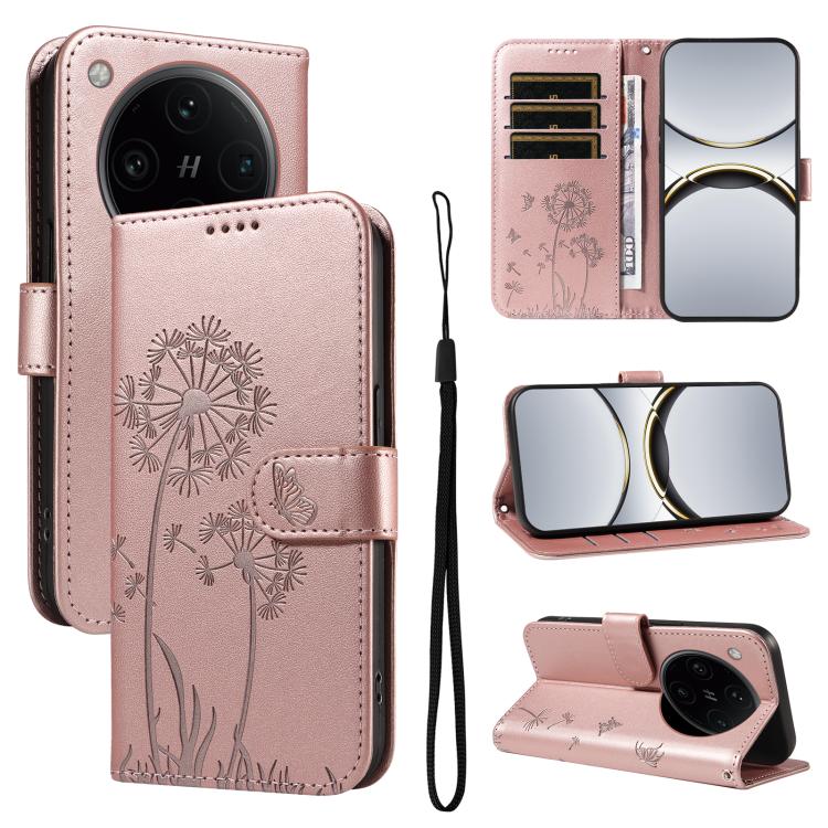 Dandelion Embossed Pattern Flip Leather Phone Case, For OPPO Find X9 Ultra 5G, For OPPO A6X 5G / A6 5G, For OPPO Reno15 Pro 5G Global, For OPPO Reno15 5G Global, For OPPO Find X9, For OPPO A6 Pro 4G / 5G Global, For OPPO Find X9 Pro                    ...