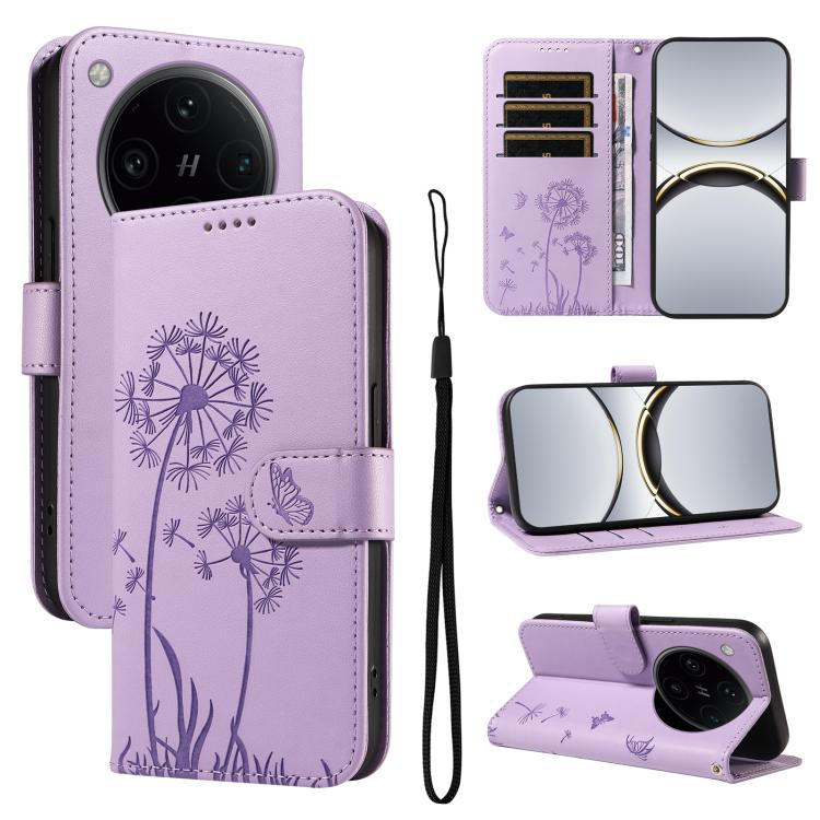 Dandelion Embossed Pattern Flip Leather Phone Case, For OPPO Find X9 Ultra 5G, For OPPO A6X 5G / A6 5G, For OPPO Reno15 Pro 5G Global, For OPPO Reno15 5G Global, For OPPO Find X9, For OPPO A6 Pro 4G / 5G Global, For OPPO Find X9 Pro                    ...