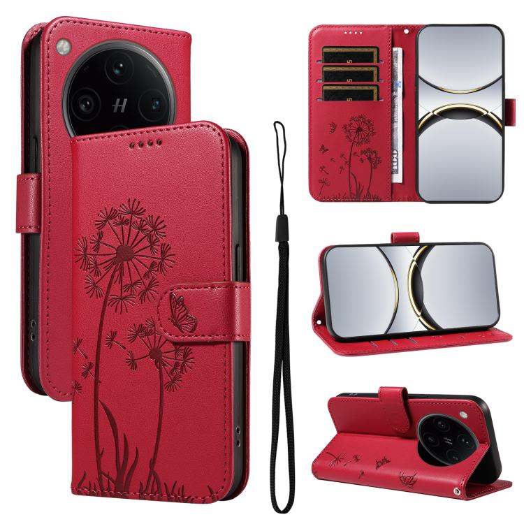 Dandelion Embossed Pattern Flip Leather Phone Case, For OPPO Find X9 Ultra 5G, For OPPO A6X 5G / A6 5G, For OPPO Reno15 Pro 5G Global, For OPPO Reno15 5G Global, For OPPO Find X9, For OPPO A6 Pro 4G / 5G Global, For OPPO Find X9 Pro                    ...