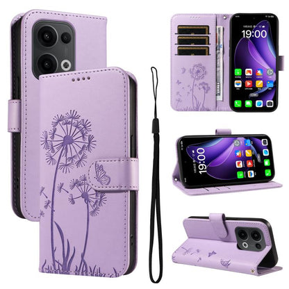 Dandelion Embossed Pattern Flip Leather Phone Case, For OPPO Find X9 Ultra 5G, For OPPO A6X 5G / A6 5G, For OPPO Reno15 Pro 5G Global, For OPPO Reno15 5G Global, For OPPO Find X9, For OPPO A6 Pro 4G / 5G Global, For OPPO Find X9 Pro                    ...
