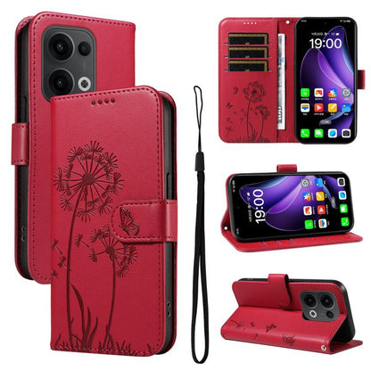 Dandelion Embossed Pattern Flip Leather Phone Case, For OPPO Find X9 Ultra 5G, For OPPO A6X 5G / A6 5G, For OPPO Reno15 Pro 5G Global, For OPPO Reno15 5G Global, For OPPO Find X9, For OPPO A6 Pro 4G / 5G Global, For OPPO Find X9 Pro                    ...