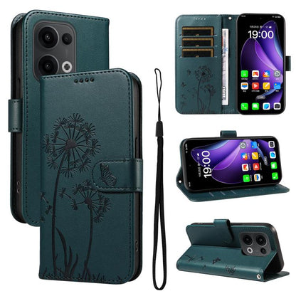 Dandelion Embossed Pattern Flip Leather Phone Case, For OPPO Find X9 Ultra 5G, For OPPO A6X 5G / A6 5G, For OPPO Reno15 Pro 5G Global, For OPPO Reno15 5G Global, For OPPO Find X9, For OPPO A6 Pro 4G / 5G Global, For OPPO Find X9 Pro                    ...