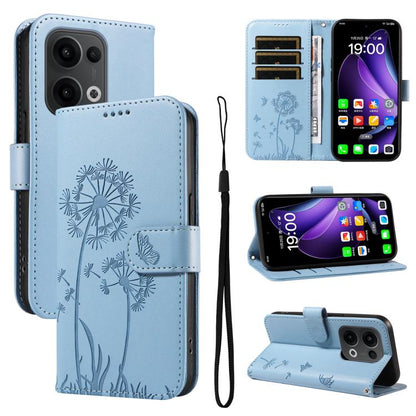 Dandelion Embossed Pattern Flip Leather Phone Case, For OPPO Find X9 Ultra 5G, For OPPO A6X 5G / A6 5G, For OPPO Reno15 Pro 5G Global, For OPPO Reno15 5G Global, For OPPO Find X9, For OPPO A6 Pro 4G / 5G Global, For OPPO Find X9 Pro                    ...