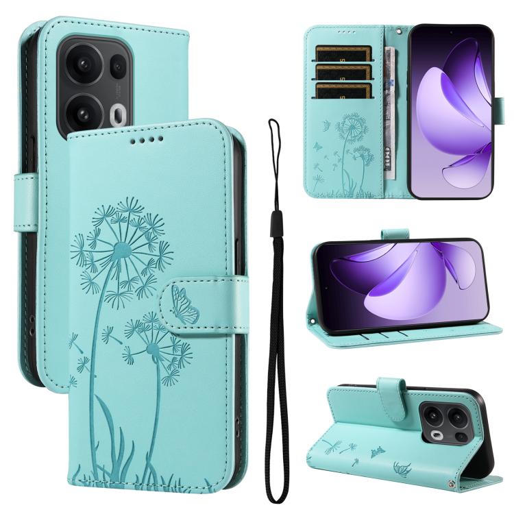Dandelion Embossed Pattern Flip Leather Phone Case, For OPPO Find X9 Ultra 5G, For OPPO A6X 5G / A6 5G, For OPPO Reno15 Pro 5G Global, For OPPO Reno15 5G Global, For OPPO Find X9, For OPPO A6 Pro 4G / 5G Global, For OPPO Find X9 Pro                    ...