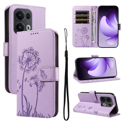 Dandelion Embossed Pattern Flip Leather Phone Case, For OPPO Find X9 Ultra 5G, For OPPO A6X 5G / A6 5G, For OPPO Reno15 Pro 5G Global, For OPPO Reno15 5G Global, For OPPO Find X9, For OPPO A6 Pro 4G / 5G Global, For OPPO Find X9 Pro                    ...