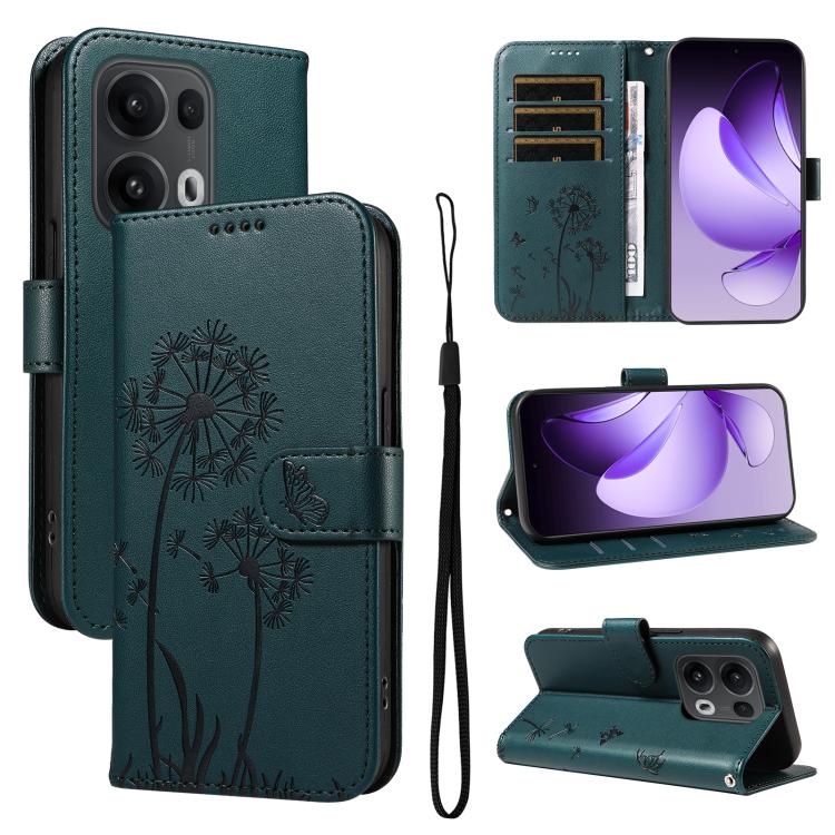 Dandelion Embossed Pattern Flip Leather Phone Case, For OPPO Find X9 Ultra 5G, For OPPO A6X 5G / A6 5G, For OPPO Reno15 Pro 5G Global, For OPPO Reno15 5G Global, For OPPO Find X9, For OPPO A6 Pro 4G / 5G Global, For OPPO Find X9 Pro                    ...