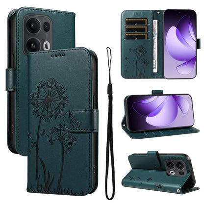 Dandelion Embossed Pattern Flip Leather Phone Case, For OPPO Find X9 Ultra 5G, For OPPO A6X 5G / A6 5G, For OPPO Reno15 Pro 5G Global, For OPPO Reno15 5G Global, For OPPO Find X9, For OPPO A6 Pro 4G / 5G Global, For OPPO Find X9 Pro                    ...