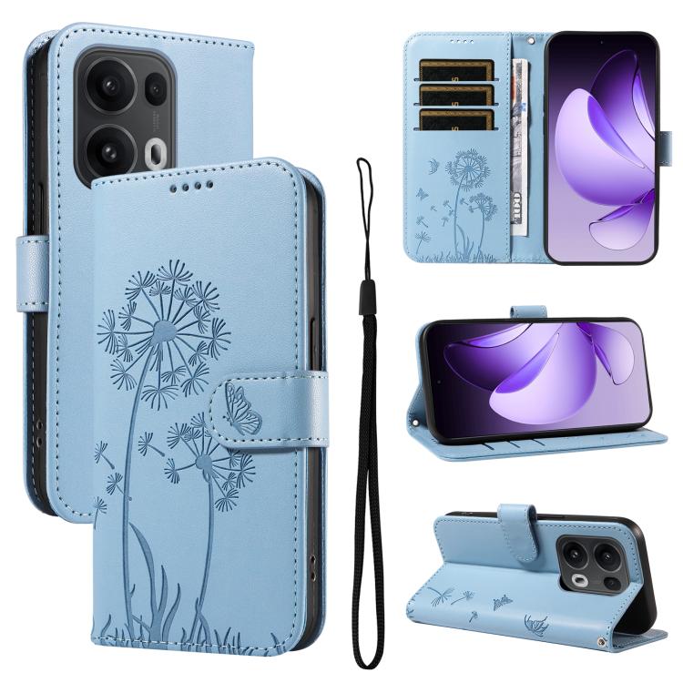 Dandelion Embossed Pattern Flip Leather Phone Case, For OPPO Find X9 Ultra 5G, For OPPO A6X 5G / A6 5G, For OPPO Reno15 Pro 5G Global, For OPPO Reno15 5G Global, For OPPO Find X9, For OPPO A6 Pro 4G / 5G Global, For OPPO Find X9 Pro                    ...