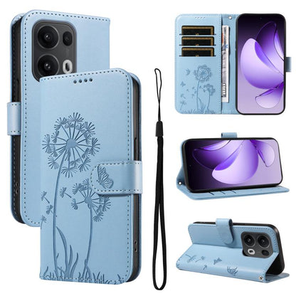 Dandelion Embossed Pattern Flip Leather Phone Case, For OPPO Find X9 Ultra 5G, For OPPO A6X 5G / A6 5G, For OPPO Reno15 Pro 5G Global, For OPPO Reno15 5G Global, For OPPO Find X9, For OPPO A6 Pro 4G / 5G Global, For OPPO Find X9 Pro                    ...
