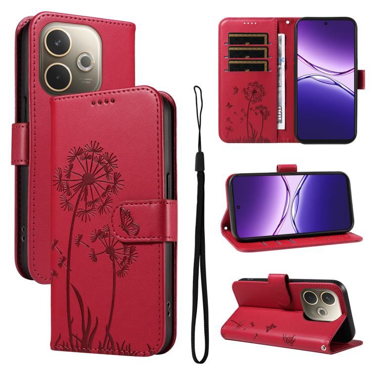 Dandelion Embossed Pattern Flip Leather Phone Case, For OPPO Find X9 Ultra 5G, For OPPO A6X 5G / A6 5G, For OPPO Reno15 Pro 5G Global, For OPPO Reno15 5G Global, For OPPO Find X9, For OPPO A6 Pro 4G / 5G Global, For OPPO Find X9 Pro                    ...