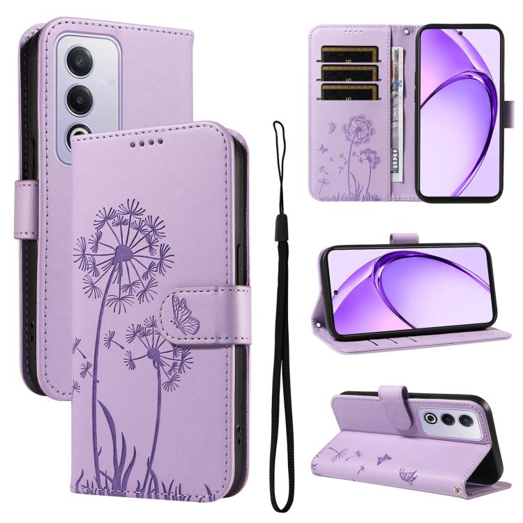 Dandelion Embossed Pattern Flip Leather Phone Case, For OPPO Find X9 Ultra 5G, For OPPO A6X 5G / A6 5G, For OPPO Reno15 Pro 5G Global, For OPPO Reno15 5G Global, For OPPO Find X9, For OPPO A6 Pro 4G / 5G Global, For OPPO Find X9 Pro                    ...