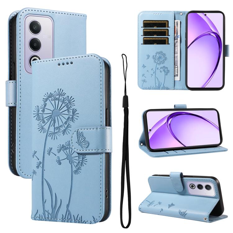 Dandelion Embossed Pattern Flip Leather Phone Case, For OPPO Find X9 Ultra 5G, For OPPO A6X 5G / A6 5G, For OPPO Reno15 Pro 5G Global, For OPPO Reno15 5G Global, For OPPO Find X9, For OPPO A6 Pro 4G / 5G Global, For OPPO Find X9 Pro                    ...