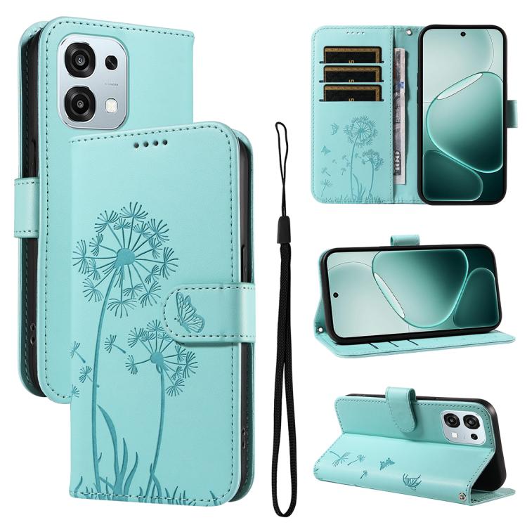 Dandelion Embossed Pattern Flip Leather Phone Case, For OPPO Find X9 Ultra 5G, For OPPO A6X 5G / A6 5G, For OPPO Reno15 Pro 5G Global, For OPPO Reno15 5G Global, For OPPO Find X9, For OPPO A6 Pro 4G / 5G Global, For OPPO Find X9 Pro                    ...
