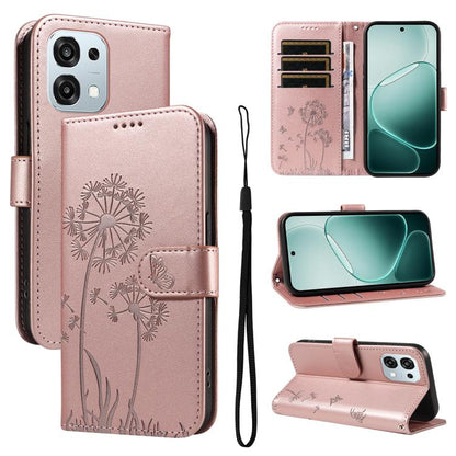 Dandelion Embossed Pattern Flip Leather Phone Case, For OPPO Find X9 Ultra 5G, For OPPO A6X 5G / A6 5G, For OPPO Reno15 Pro 5G Global, For OPPO Reno15 5G Global, For OPPO Find X9, For OPPO A6 Pro 4G / 5G Global, For OPPO Find X9 Pro                    ...