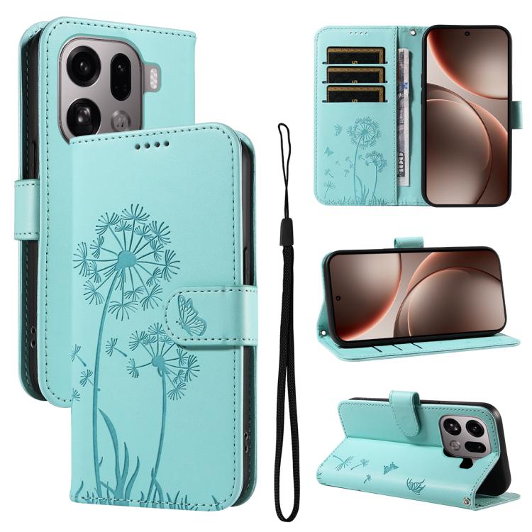 Dandelion Embossed Pattern Flip Leather Phone Case, For OPPO Find X9 Ultra 5G, For OPPO A6X 5G / A6 5G, For OPPO Reno15 Pro 5G Global, For OPPO Reno15 5G Global, For OPPO Find X9, For OPPO A6 Pro 4G / 5G Global, For OPPO Find X9 Pro                    ...