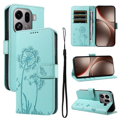 Dandelion Embossed Pattern Flip Leather Phone Case, For OPPO Find X9 Ultra 5G, For OPPO A6X 5G / A6 5G, For OPPO Reno15 Pro 5G Global, For OPPO Reno15 5G Global, For OPPO Find X9, For OPPO A6 Pro 4G / 5G Global, For OPPO Find X9 Pro                    ...