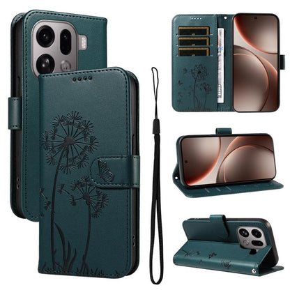 Dandelion Embossed Pattern Flip Leather Phone Case, For OPPO Find X9 Ultra 5G, For OPPO A6X 5G / A6 5G, For OPPO Reno15 Pro 5G Global, For OPPO Reno15 5G Global, For OPPO Find X9, For OPPO A6 Pro 4G / 5G Global, For OPPO Find X9 Pro                    ...